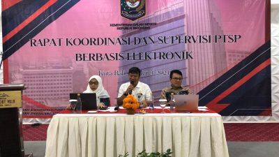 Ditjen Bina Adwil mengadakan  Rapat Sinergitas Kebijakan dalam Pelaksanaan Perizinan Berusaha di Daerah