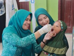 Sukseskan Pekan Imunisasi Nasional Polio, Pj Ketua TP PKK Safriati Safrizal Cek Kesiapan Ke Desa-desa
