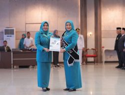 Pj Ketua Safriati Safrizal Resmi Lantik Pj Ketua TP PKK Kota Pangkalpinang