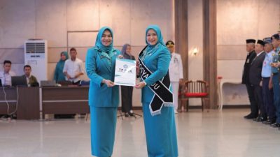 Pj Ketua Safriati Safrizal Resmi Lantik Pj Ketua TP PKK Kota Pangkalpinang