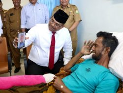 Pj Gubernur Safrizal Bezuk Atlet Babel dan Wasit Panahan di RSUDZA