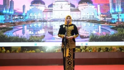 Jamuan Hangat Penuh Keakraban, PKK Aceh Jamu Rombongan DWP Ditjen Bina Adwil Kemendagri di Pendopo Gubernur