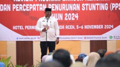 Pj Gubernur Safrizal Apresiasi Penurunan Stunting di Aceh
