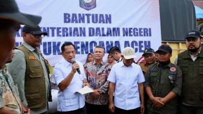 Mendagri Bersama Dirjen Bina Adwil Turun ke Posko, Pastikan Pemulihan Aceh Utara Bergerak Cepat