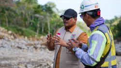 Safrizal ZA Pastikan Progres Jembatan Rangka Baja Wih Porak Berjalan Lancar